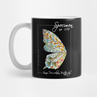 Imari Porcelain Butterfly | Vintage Modern Zoological Print White Mug